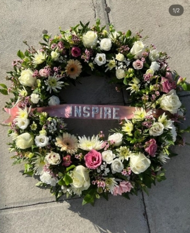 Mix pastel wreath